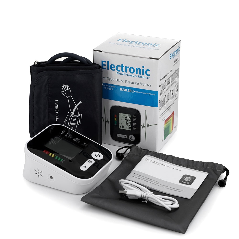 Automatic Digital Wrist Blood Pressure Monitor Sphygmomanometer